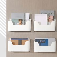 Wall Mounted Storage Box Sundries Remote Control Organizer Kitchen Cabinet Door Storage Box Bathroom Storage Rack Phone Holder