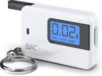 BACtrack Go Keychain Breathalyzer (White) | Ultra-Portable Pocket Keyring Alcohol Tester for Personal Use 1 White