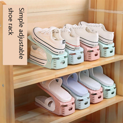 Shoe Bracket Adjustable Shoe Storage Solution Space Saving Shoe Cabinet Adjustable Shoe Rack Double-layer Shoe Hanger