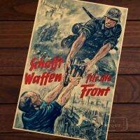 Soldiers for ammo German WW2 History Vintage Retro Canvas Alloy Wood Frame Poster DIY Wall Home Bar Posters Home Decor Gift Fishing Reels