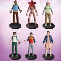 Cosetteme 6pcs/Set Stranger Things Model Steve Demogorgon Action Figure PVC Eleven Figures Collection Doll Dustin Toys Gifts