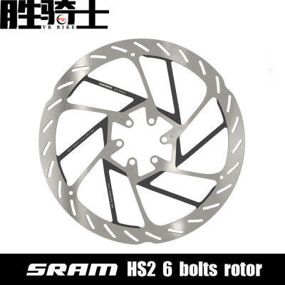 SRAM HS2โรเตอร์ดิสก์เบรกโรเตอร์6น็อต220มิลลิเมตร200มิลลิเมตร180มิลลิเมตร160มิลลิเมตรแผ่นใบพัดสำหรับจักรยานเสือภูเขาถนนจักรยาน