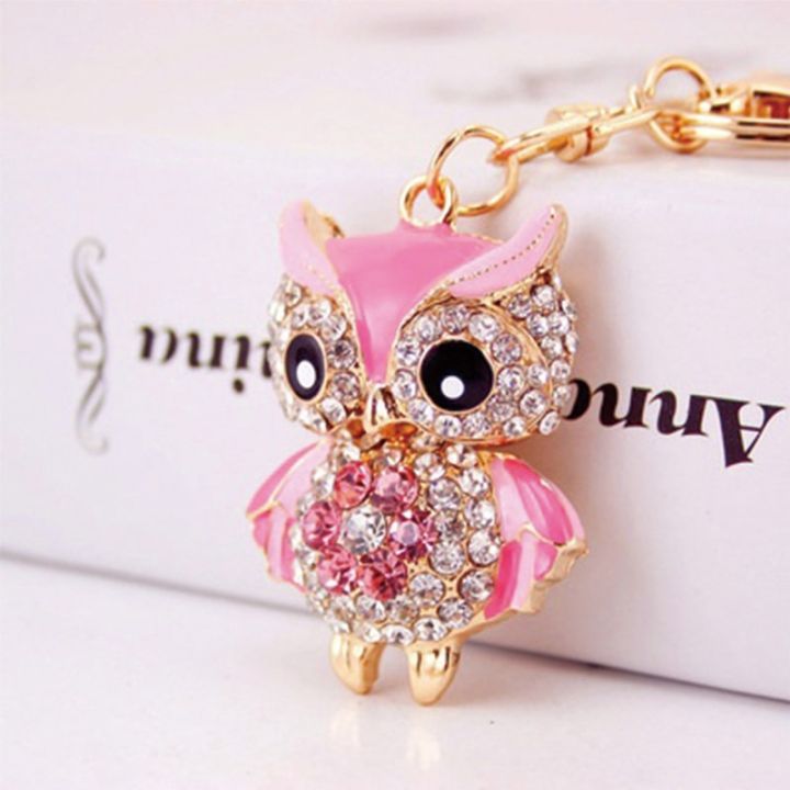 unpioncl-lovely-owl-keychain-rhinestone-crystal-keyring-key-ring-chain-bag-charm-pendant-gift-headbands