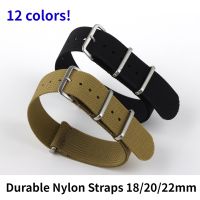 ☌☬ Nylon Watch Band Strap Military Style Men Women Bracelet Sport Watchband 20mm 22mm for Seiko WaterGhost for Samsung Galaxy Watch