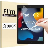 (3 Packs) Screen Protector For Apple iPad 10.2 2019 2020 2021 7th 8th 9th Generation Anti-Scratch Tablet Paper Like Film