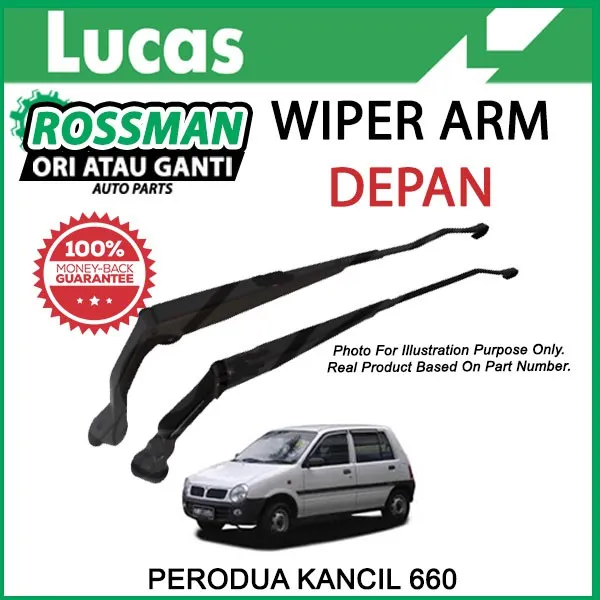 PERODUA KANCIL 660 850 ORIGINAL LUCAS FRONT WIPER ARM Lazada