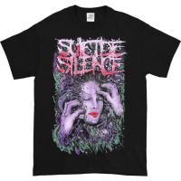 เสื้อยืดสีดำใหม่ SUICIDE SILENCE SLEEP 2023