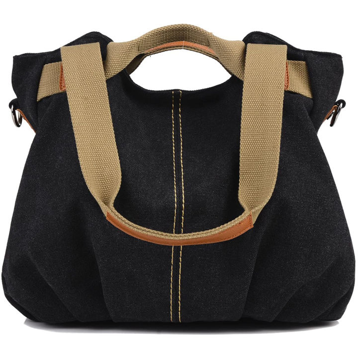 กระเป๋าถือสุภาพสตรี-กระเป๋าสะพายผ้าใบกระเป๋าหูหิ้วด้านบนกระเป๋าโท้ทชายหาดกระเป๋า-cross-body