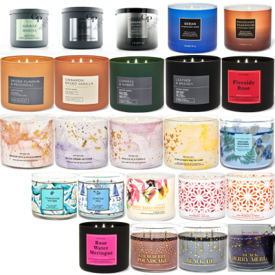 BBW#5 Candle Bath &amp; Body Works 3 wicked candle  เทียนหอม