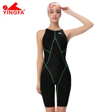 FINA Approved Swimsuit Zoke Girls Competitive Training Racing Suit Athletes  Professional Sporty Swimwear Bathing Suit For Teens Girls