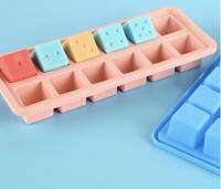 Ice Dice Silicone ซิลิโคน น้ำแข็งลายลูกเต๋า ลายลูกเต๋า 1-6 อย่างละ 2 ช่องรวม 12 ช่อง (สินค้าคละสี)