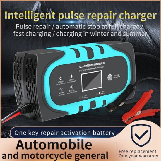 Car battery charger automobile battery charger with lcd touch screen - ảnh sản phẩm 2