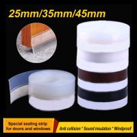 3/5M Door Bottom Seal Strip Weather Window Rubber Seal Weatherstrip Windproof Dust Self Adhesive Door Windshield Sealing Tape Decorative Door Stops