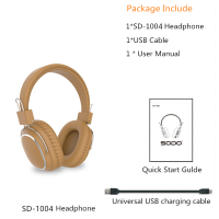 SODO 1004 Wireless Headphone Foldable Bluetooth-compatible 5.0 Stereo Headset Wired Wireless Headphones with Mic Support TF Card