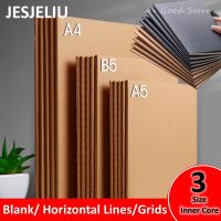 A4/A5/B5 Notebook Horizontal Lines/Grids/Blank Note Book Diary Sketchbook Graffiti Painting Drawing Writing Notepad Office Schoo Note Books Pads