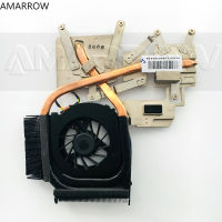 Original จัดส่งฟรีแล็ปท็อปฮีทซิงค์พัดลมระบายความร้อน CPU Cooler สำหรับ HP DV6 DV7 DV6-1000 DV6-2000 CPU ฮีทซิงค์532614 532613 53543