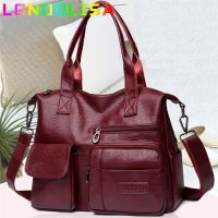 【jw】❅  Shoulder for Leather Luxury Big Tote Handbag Messenger Crossbody Large Sac