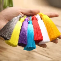 【YF】✿❀□  8cm Multicolor Cotton Silk Tassel for Earring Pendant Tassels Diy Jewelry Making Findings Customizable