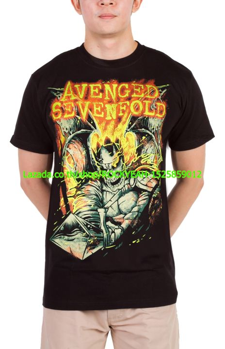 เสื้อวง-avenged-sevenfold-เสื้อวินเทจ-ผ้าร้อยแท้-อะเว็นจด์เซเวนโฟลด์-a7x-ไซส์ยุโรป-rdm1375