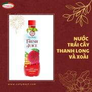 Nước ép trái cây với hương vị Thanh Long và Xoài, dòng nước ép nguyên chất