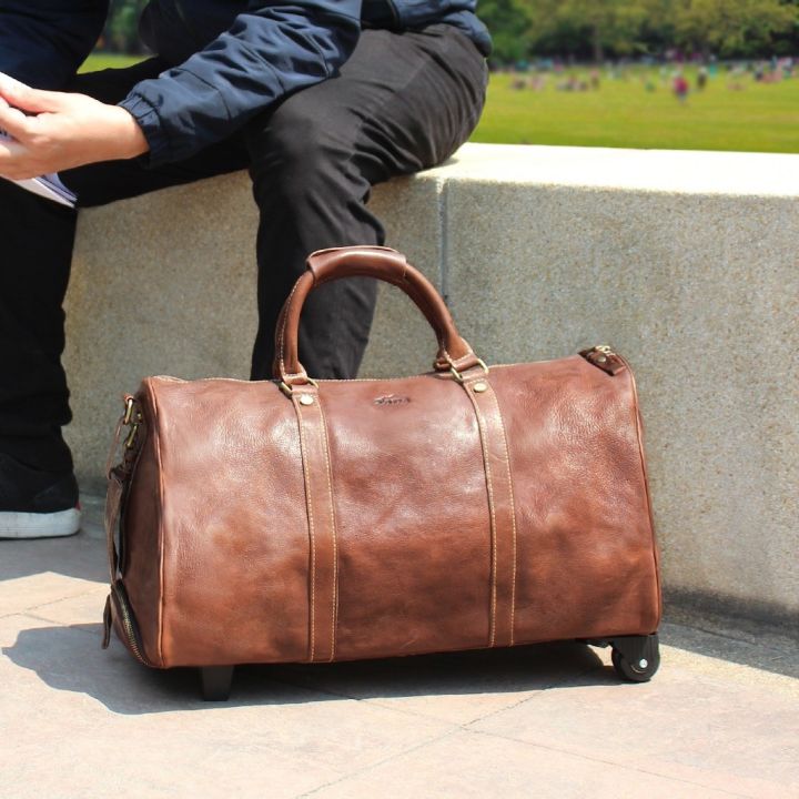 กระเป๋าเดินทางหนังแท้-รุ่น-erik-travel-bag