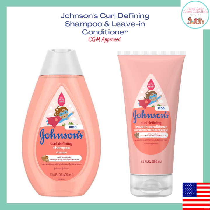 Johnson & Johnson Curl Defining Shampoo and Conditioner for Curly Kids