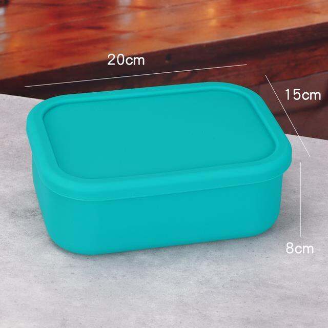 hot-cw-silicone-fresh-keeping-with-lid-bento-fruit-salad-bowl-sealed-rectangle-storage