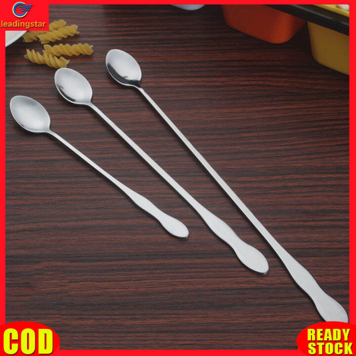 leadingstar-rc-authentic-stainless-steel-long-handle-mixing-spoon-tea-coffee-ice-cream-dessert-round-head-spoons-32cm-26cm-20cm-length-tableware-kitchen-tools