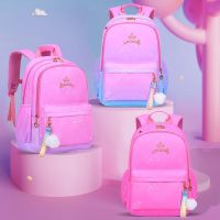 The new primary school pupils school bag lovely girl children backpack of portable water proof bag