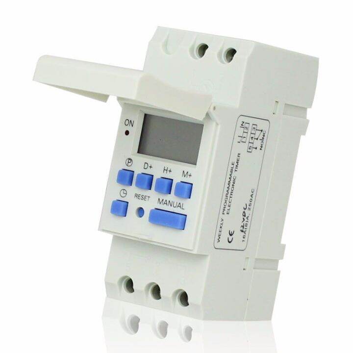 tm-Ahc15 Ac 220v Digital Lcd Power Timer Programmable Time Switch Relay ...