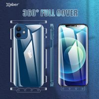 【Enjoy electronic】 Front Back Full Cover Hydrogel Film For iPhone 11 12 13 14 Pro Max Mini Mobile Phone Side Film Ultra Thin Soft Screen Protector