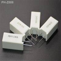 10Pcs SQM RX27-5 Vertical Cement Resistance Resistors 10W 0.1/0.5/1/1.5/2/3.3/4.7/5.1/5.6/6.8/7.5/8.2/10R Ohm Ceramic