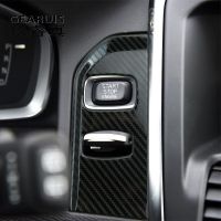 Car Styling Carbon Fiber Keyhole Decorative Frame Cover Trim Key Stickers And Decals For Volvo XC60 Interior Auto Accessories