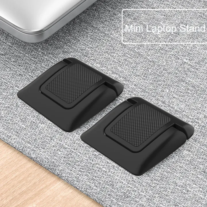2pcs Stable Invisible Ergonomic Computer Keyboard Riser Mini Laptop