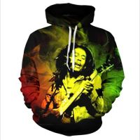 Sudadera con capucha y estampado de sublimación 3D de Bob m-marley para hombre, ropa hecha a medida, ropa de calle de talla grande, OEM, Unisex