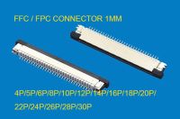 10pcs FFC / FPC connector 1mm 4 Pin 5 6 7 8 10 12 14 16 18 20 22 24 26 28 30P Drawer Type Ribbon Flat Connector Top Contact