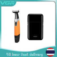 VGR เครื่องโกนหนวดไฟฟ้ามินิเครา Trimmer, มีดโกนมืออาชีพกันน้ำ