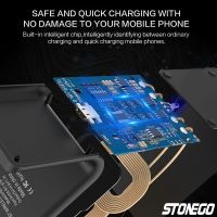 ZZOOI 10W Wireless Charger Stand Pad For iPhone 13 12 11 Pro X XS Max XR 8 Samsung S21 S20 Qi Fast Charging Dock Station Phone Holder