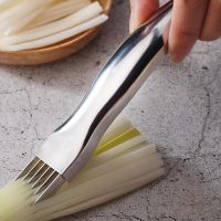 Convenient Peeler Onion Cutter Kitchen Gadget For Vegetables Slicer Holder Fork Onion Chopper Garlic Knife For Potatoes Masher