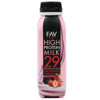 ส่งฟรี ส่งตรงจากร้านไทย Fav High Protein Milk Strawberry Twist 300ml. เก็บเงินปลายทาง