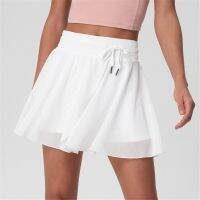 New Sports Tennis Mini Skirts Womens Summer Running Golf Volleyball Yoga Shorts High-Waist Mesh Breathable Fitness Dance Skorts