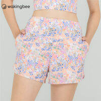 Wakingbee Vector Shorts (Wallflower) กางเกงขาสั้น ออกกำลังกาย สองชั้นกันโป๊ มีกระเป๋าสี่ใบ ผ้ากันยูวี แห้งไว ใส่ว่ายน้ำได้ด้วย