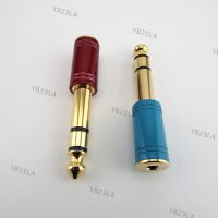 4pcs Jack 6.35mm Male Stereo Plug To 3.5mm Female Jack Audio Connector Headphone Amplifier Adapter Microphone AUXYB23TH