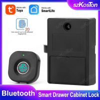 Tuya Smart Cabinet ล็อคลิ้นชัก Electronic Biometric ล็อคลายนิ้วมือ Smart Life APP ปลดล็อก Remont Control Privacy File Storage