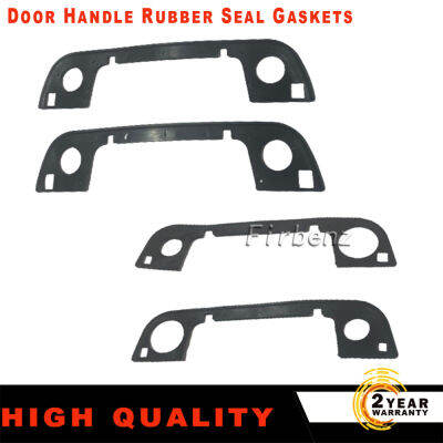 For BMW E36 E34 E32 3 5 7 Series Exterior Set x4 Door Handle Rubber Seal Gaskets Car Accessories