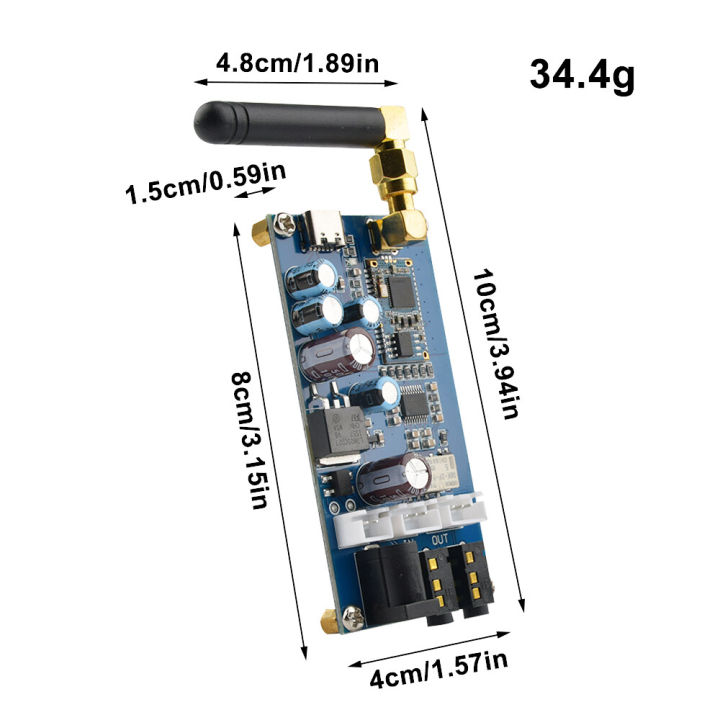 pcbfun-บอร์ดรับสัญญาณ-pcm5102แบบ-lossless-บอร์ดเครื่องถอดรหัส5-0โมดูลปรับเครื่องขยายเสียงเครื่องเสียงโมดูล-ac6-20v-dc6-20v-dc5v-bt-ระบบเสียง-diy-และโฮมเธียเตอร์ร้านค้า