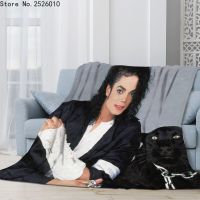 Michael Jackson 3D Printed Plush Flannel Blankets Adult Home Office Sofa Travel Washable Casual Student Flannel Blanket 02