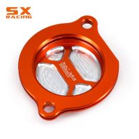 Motorcycle CNC Orange Oil Filter Cleaner Cap Cover For KTM SXF XCF EXC-F XCFW EXC-R EXC-G SX XCW SMR SXS ADVENTURE SUPERDUKE