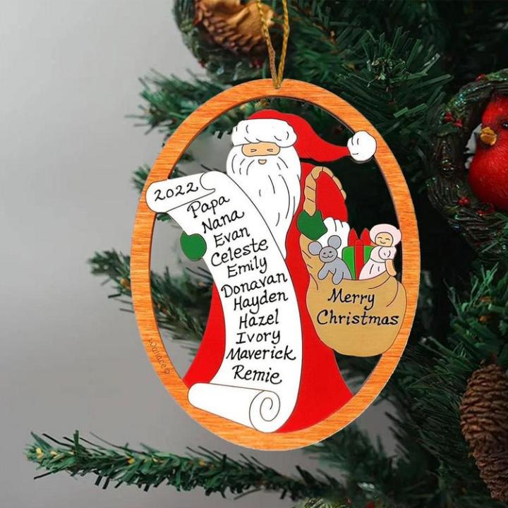 christmas-tree-ornaments-small-santa-claus-pendant-christmas-tree-wooden-hanging-ornaments-mini-santa-claus-pattern-for-wall-window-tree-car-rearview-mirror-accessories-noble