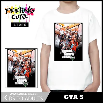 High quality Rockstar Games Jogos GTA V Logo 100% Cotton Casual